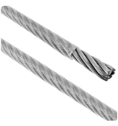 CABLE PLASTIFICADO CRISTAL 6X8  6X19-FC