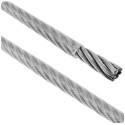 CABLE PLASTIFICADO CRISTAL 6X8  6X19-FC