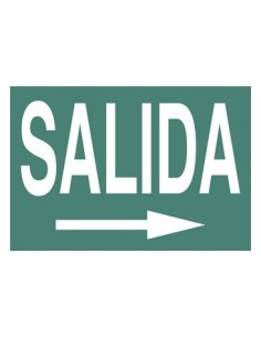 SEÑAL PVC FOTOLUMINISCENTE CLASE B A4 SALIDA DERECHA