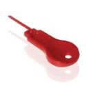 LLAVE EXTRACCION POMO PLASTICO ROJO