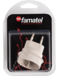 ADAPTADOR ELEC 100X145X55 10A-250V EUR-UNIV. POLIC BL FAMAT