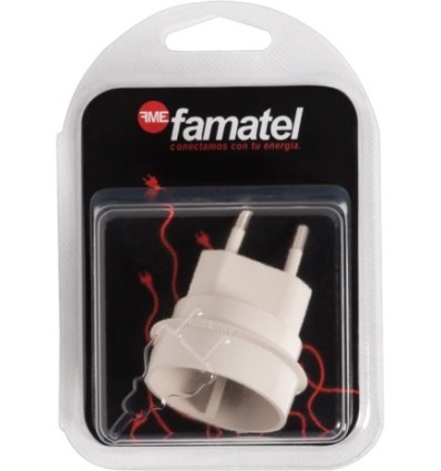 ADAPTADOR ELEC 100X145X55 10A-250V EUR-UNIV. POLIC BL FAMAT