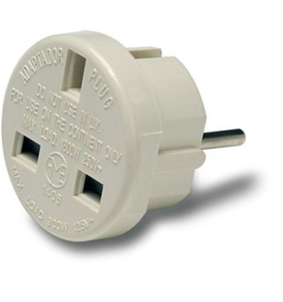ADAPTADOR ELEC 45X45X45 10A-250V EUR-INGLES POLIC BL FAMAT