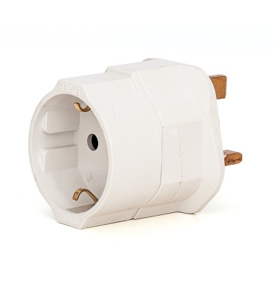 ADAPTADOR INGLES EUROPEO 10A-250V 1407.1 BLISTER