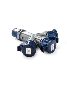 ADAPTADOR 3 TOMAS 2P+T 16A 220V 15006