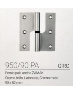 PERNIO 950/90-I P.A. CROMO BRILLO CANTO CUADRADO