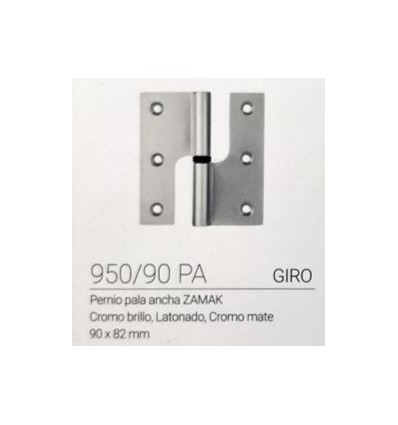 PERNIO 950/90-I P.A. CROMO BRILLO CANTO CUADRADO