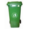 CONTENEDOR BASURA 120 LT VERDE CON RUEDAS