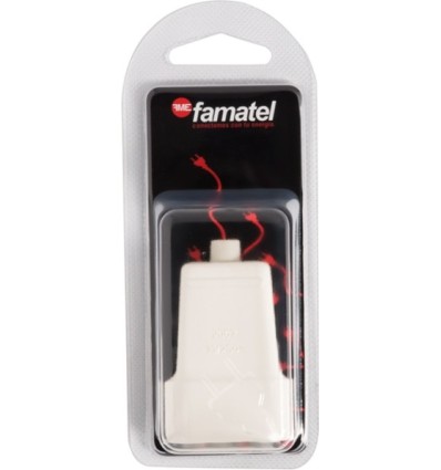 BASE MOVIL ELEC 60X147X50 10A-250V POLIC BL FAMAT