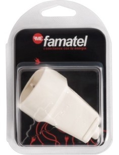 BASE MOVIL ELEC 100X145X55 TT 16A-250V POLIC BL FAMAT