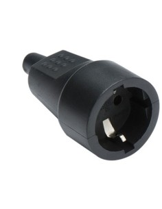 BASE TT 16A-250V CAUCHO NEGRO 2104