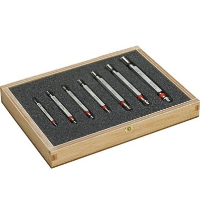 JUEGO CALIBRES MACHO EN CAJA DE MADERA M3-M12