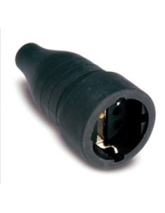 BASE TT 16A-250V GOMA NEGRO 257