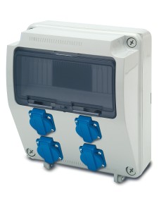 CAJA 4 TOMAS 2P+TTL 16A