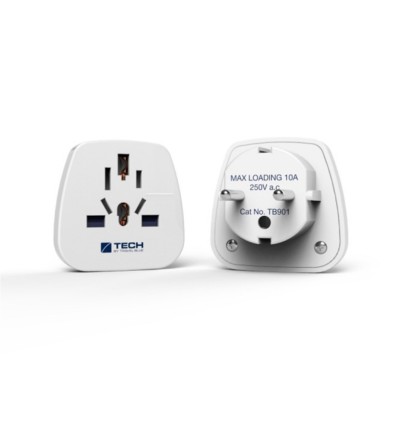 ADAPTADOR VIAJE TODO EL MUNDO A EUROPA BL TRAVEL BLUE