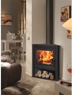 ESTUFA LEÑA ECODESIGN 826X675X445MM AC FARO PANADERO