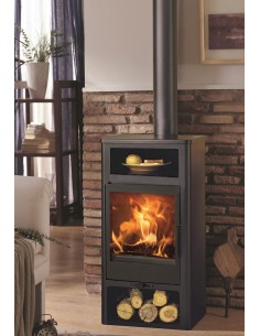 ESTUFA LEÑA ECODESIGN 864X436X443MM AC ALTEA PANADERO