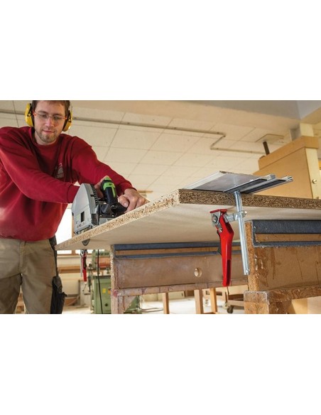 SARGENTO PALANCA SOBREMESA TODO ACERO 160X60 MM