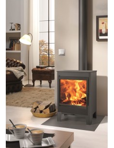 ESTUFA LEÑA ECODESIGN 653X436X443MM AC JAZZ PANADERO