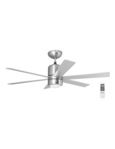 VENTILADOR TECHO 120CM CON LUZ 65W-5V 6 ASPAS CROM ORBEGOZO
