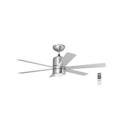 VENTILADOR TECHO 120CM CON LUZ 65W-5V 6 ASPAS CROM ORBEGOZO