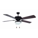 VENTILADOR TECHO CON LUZ 60W 3 VELOCIDADES 5 ASPAS CP 73132 ORBEGOZO