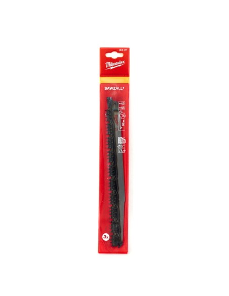HOJA SABLE MADERA Y PLASTICO 240 MM 4/5TPI 3 UD