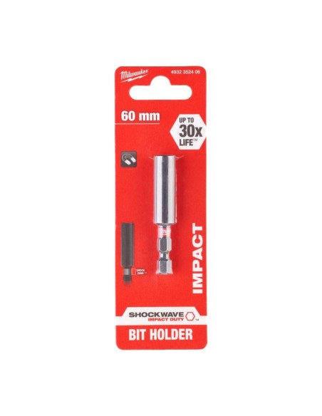 PROLONGADOR MAGNETICO 60 MM CON INSERCION 1/4" HEXAGONAL