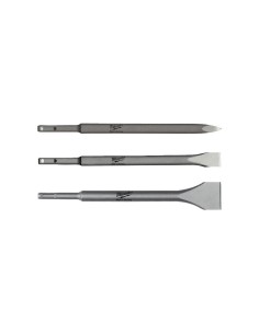 JUEGO CINCELES Y PUNTEROS SDS-PLUS 3 PIEZAS SDS-PLUS 200 MM
