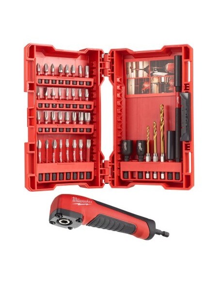 ESTUCHE DE 40 PUNTAS SHOCKWAVE + ADAPTADOR ANGULAR
