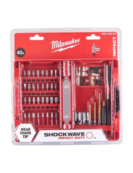 ESTUCHE 40 PUNTAS SHOCKWAVE G2 PH-PZ-HEX-SL-VASOS