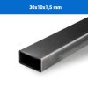 TUBO RECTANGULAR 30X10X1.5MM X 6MT