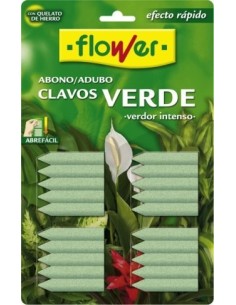 ABONO PLANTA VERDE CLAVO FLOWER 15501 20 PZ