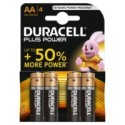 PILA ALCALINA LR06 AA 1,5V POWER PLUS DURACELL 4 PZ