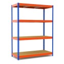 SIMONFORTE 1504-5 CHIPBOARD AZUL/NARANJA/MADER 2000X1500X450MM