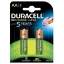 PILA RECARGABLE LR06 AA 1,2V 850MAH DURACELL 2 PZ