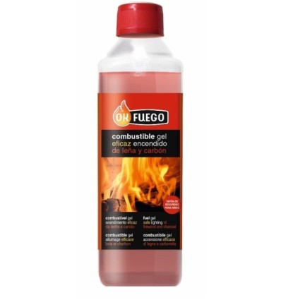 GEL BARBACOA ENCENDIDO 500ML OK FUEGO