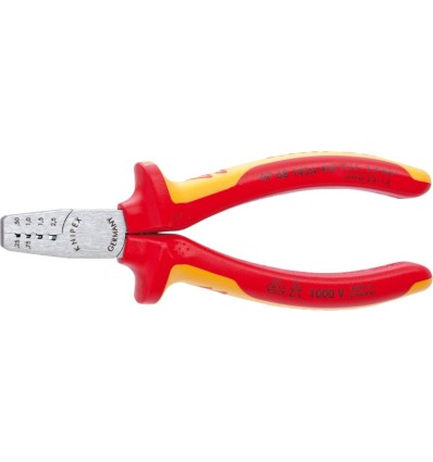 ALICATES VIROLA CABLE VDE MANGOS DE PLASTICO MM 0.25-2.5QMM