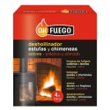 DESHOLLINADOR ESTUFA CHIMENEA 4SOBRES X 100GR OK FUEGO 400 G