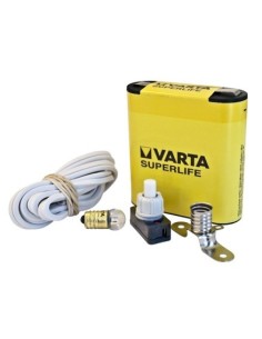 PILA MANUALID. C/LAMP HEPOLUZ TIC-TAC CASQ. INT. KIT ESCOLAR