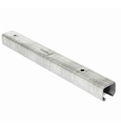 GUIA PUERTA CORREDERA 3MT SUPERIOR U-30 ACERO GALVANIZADO 75 KG