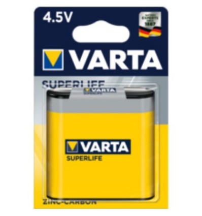 PILA SALINA 3R12 4,5V SUPERLIFE VARTA