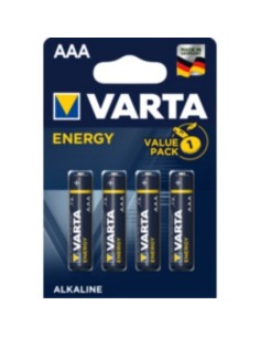 PILA ALCALINA LR03 AAA 1.5V ENERGY VARTA 4 PZ
