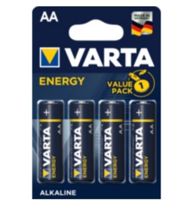 PILA ALCALINA LR06 AA 1,5V ENERGY VARTA 4 PZ