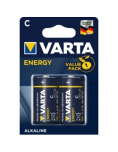 PILA ALCALINA LR14 1.5V ENERGY VARTA 2 PZ