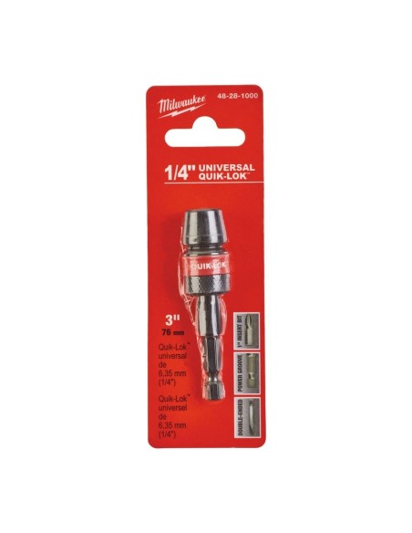 HUSILLO QUIK-LOK CON ANCLAJE HEX. 1/4?. 75 MM PARA CORTACIRCULOS