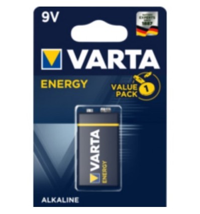 PILA ALCALINA 6LR61 9V ENERGY VARTA