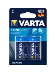 PILA ALCALINA LR14 1.5V LONGLIFE POWER VARTA 2 PZ