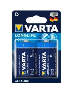 PILA ALCALINA LR20 1.5V LONGLIFE POWER VARTA 2 PZ