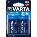 PILA ALCALINA LR20 1,5V LONGLIFE POWER VARTA 2 PZ